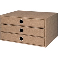 RÖSSLER 1524452603 S.O.H.O. 3er Schubladenbox für DIN A4, quer,