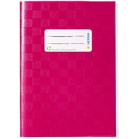 Herma Heftumschlag mit Baststruktur pink Kunststoff DIN A5