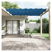 VidaXL Senkrechtmarkise Blau 100x360 cm Oxford-Gewebe