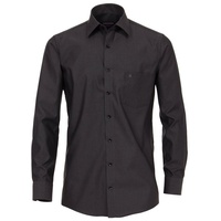 CASA MODA CASAMODA Businesshemd Casamoda Businesshemd uni grau|schwarz 43