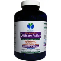 Vitalleben BLÜTENPOLLEN 360 Kapseln SUPERFOOD OHNE ZUSATZSTOFFE natürliche Vitamine