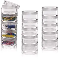 Baker Ross Stapelbare Dosen mit Schraubdeckel 3 Stück