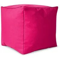 Green Bean Sitzsack-Hocker, Pink, Textil, Füllung: Styroporkugeln, Oval, 40x40x40