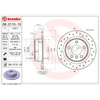 Brembo 08.C115.1X