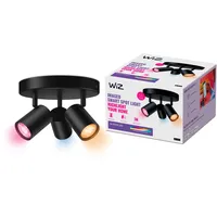 WIZ IMAGEO 3er Spots Deckenleuchte Tunable White&Color 1035lm Schwarz