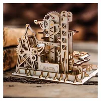 ROBOTIME ROKR Marble Roller Coaster Clockwork Mechanical 3D Puzzle