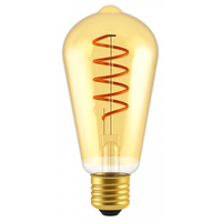 Blulaxa LED Filament Vintage ST65 Birne E27,