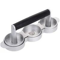 Gräwe Hamburgerpresse für 3 Mini-Burger Patties, 3er Mini Burgerpresse