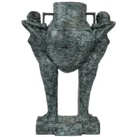 Casa Padrino Luxus Art Deco Bronze Skulptur Frauen mit