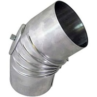 Bertrams Alu Bogen 14BG45-110KV 45°, Ø 110 x 1
