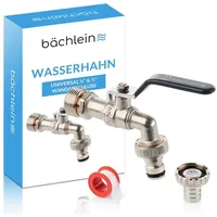 Bächlein Wasserhahn 1/2 & 3/4 Zoll grau