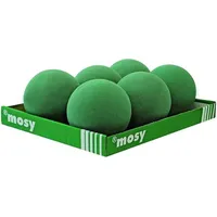 MOSY Steckschaum Kugel 9 cm 12 Stück