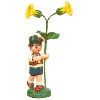 Hubrig Volkskunst GmbH Dekofigur Hubrig Volkskunst 'Blumenkinder Junge mit