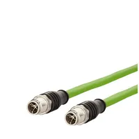 Metz Connect Verbindungsleitung M12 ST-M12 ST, 8-pol X-kodiert gerade-gerade,