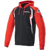 Alpinestars Honda Zip Hoodie schwarz-rot, Größe S