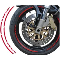 FoliaTec PIN Striping Racing, Zierstreifen für Motorräder, Selbstklebend, Waschstraßenfest,