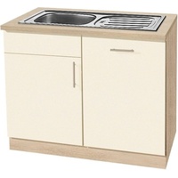 WIHO KÜCHEN Spülenschrank »Kiel«, 110 cm breit, inkl. Tür/Griff/Sockel
