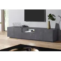 Home Affaire Vega Lowboard 220 cm Grau Holzwerkstoff