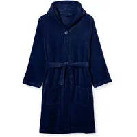Playshoes Fleece-Bademantel uni in marine, | Gr.: 110/116