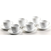 Mäser Colombia Cappuccinotassen-Set 12-tlg. weiß