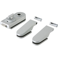 Dorma glas Beschlagsgarnitur Studio Rondo - Aluminium silber eloxiert