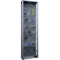 VCM my home Edana Maxi Vitrine silber 8 Fachböden
