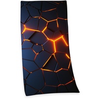 Herding Young Collection 6159211516 - 3D-Effekt Lava Velourstuch 75x150