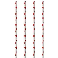 Papstar Pure Trinkhalme, Papier Ø 6 mm 20 cm