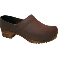 Sanita Clog Wood-Jamie Closed für Herren - Antikbraun -