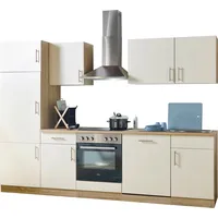 WIHO KÜCHEN Küchenzeile Kiel 280 cm gelb