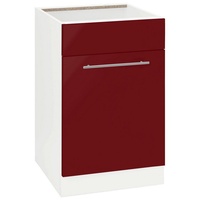 WIHO KÜCHEN Spülenschrank »Flexi2«, Breite 50 cm rot