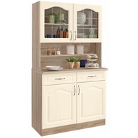 WIHO KÜCHEN Küchenbuffet »Linz«, 100 cm breit, in Landhaus-Optik