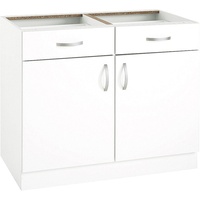 WIHO KÜCHEN Unterschrank »Flexi«, Breite 100 cm weiß