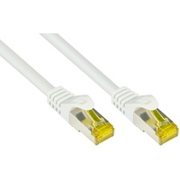 Good Connections RNS Patchkabel, Cat6a/Cat7, S/FTP, RJ-45/RJ-45, 0.5m, weiß