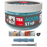 TOX Dübel Aqua Stop Pro 6/38+Schr.in Runddose á40