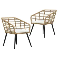 VidaXL Gartenstuhl 59,5 x 65,9 x 53,9 cm braun