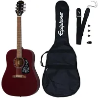 Epiphone Starling Acoustic Player Pack Wine Red