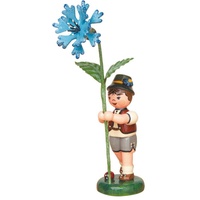 Hubrig Volkskunst GmbH Hubrig-Volkskunst Blumenjunge mit Kornblume * Höhe