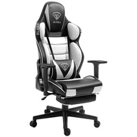 Trisens Chair Racing Chefsessel mit Sportsitz und ergonomsichen 4D-Armlehnen