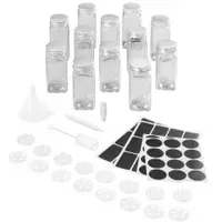 Metaltex Gewürzstreuer-Set 12 cm Transparent unbefüllt