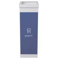 Paperflow Mülltrenner 60,0 l weiß, blau