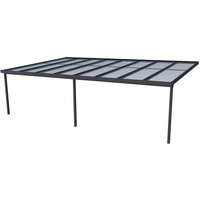 Gutta Terrassendachsystem Premium weiß/anthrazit 812,5 x 506 cm Acryl