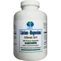 VitalLife Kalzium MAGNESIUM Citrat Komplex 360 Kapseln Calciumcitrat Magnesiumcitrat