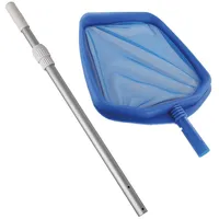 Powerhaus24 Premium Oberflächenkescher-Set Aluminium 73-117 cm