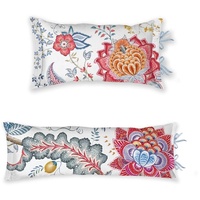 Pip Studio Dekokissen Tree of Life White Weiß Blüten