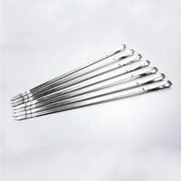 Pott & flamme Grillspieß 40 cm Edelstahl silber