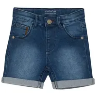 MINYMO Jeansshorts power stretch in blue denim, Gr.92