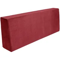 TexDeko Rückenkissen 120 x 43 x 20 cm rot