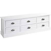 Haku-Möbel HAKU Kommode weiß, Massivholz, MDF - Maße: B