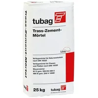 TUBAG Trasszementmörtel 25 kg, Chromatarm, Mineralisch)
